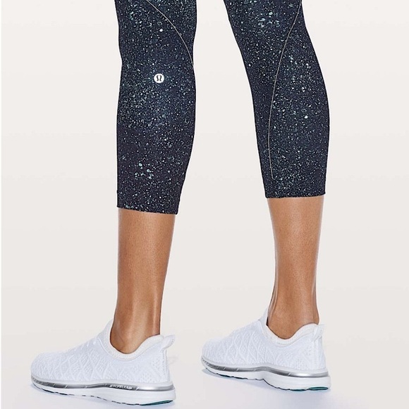 Lululemon Lead The Pack High Rise Run Crop Leggings 23" Mineralize Multi Sz 10 - Picture 4 of 12